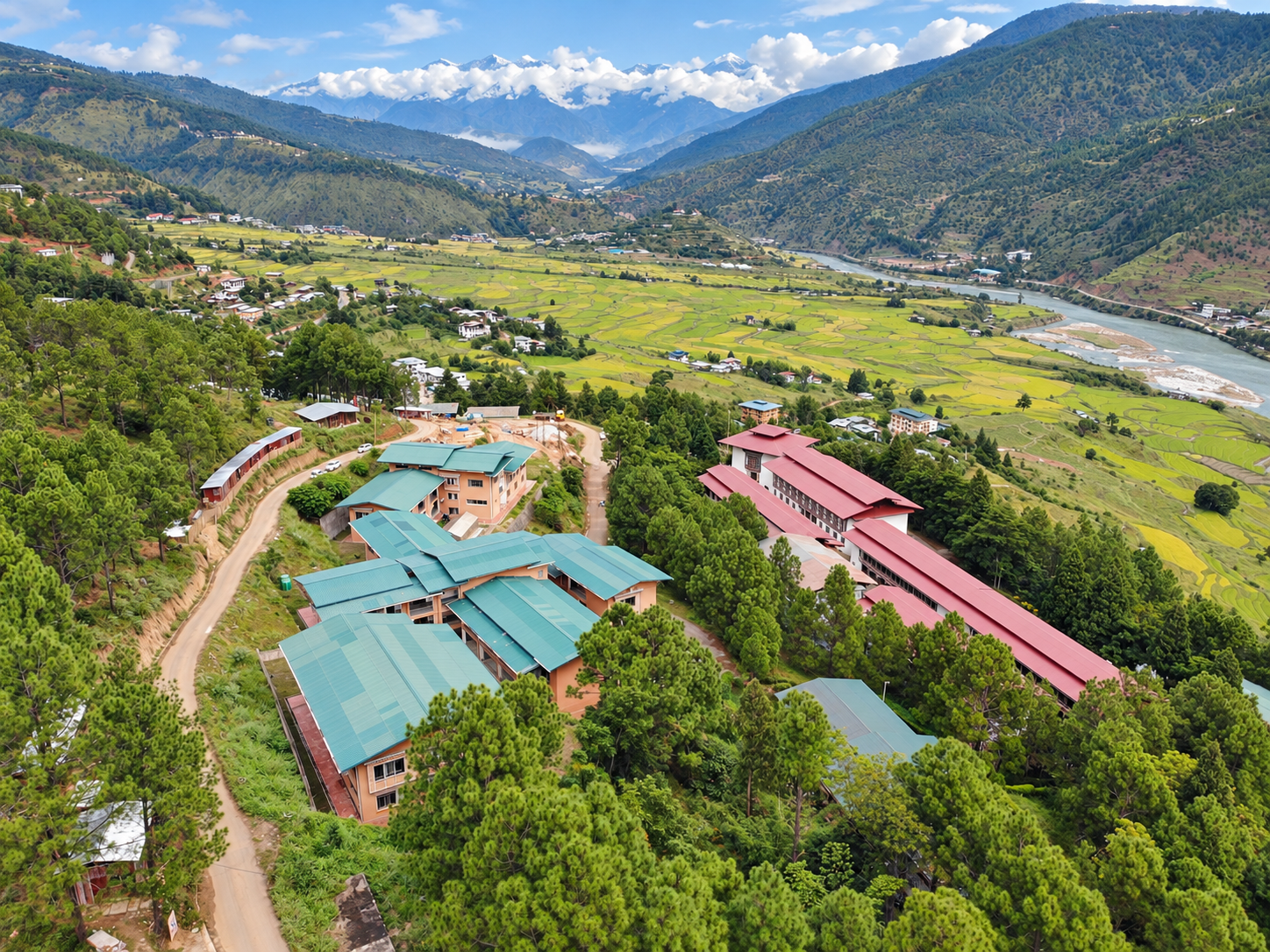 College of Natural Resources campus and surrounding valley